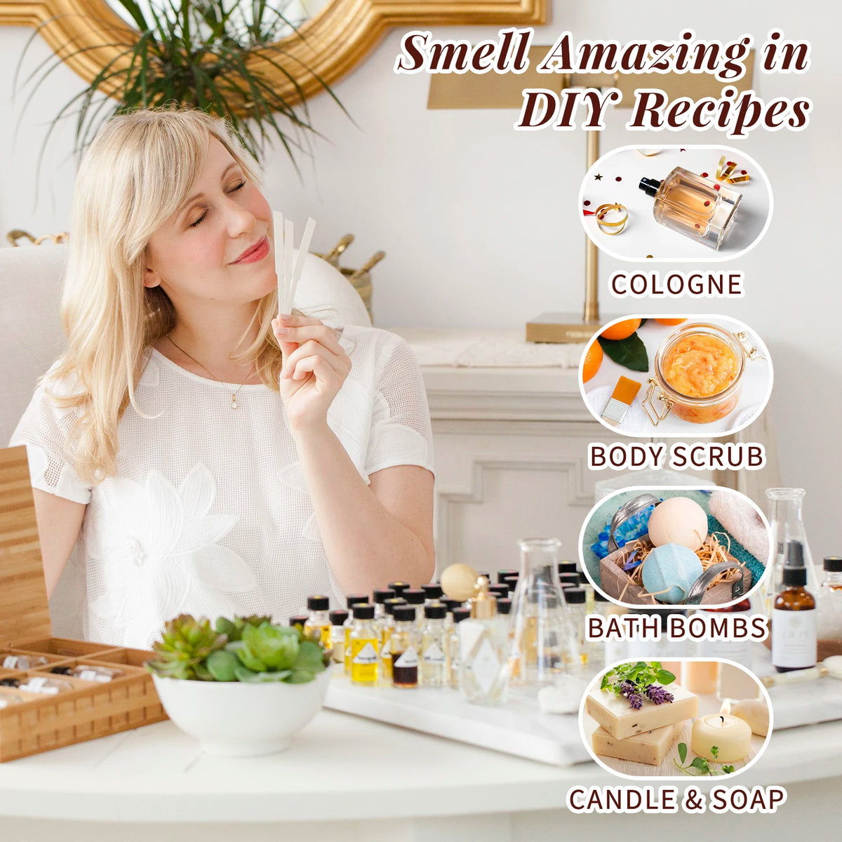 HIQILI Fragrance Oil for Aromatherapy, Candles, Soap, and Perfume Making