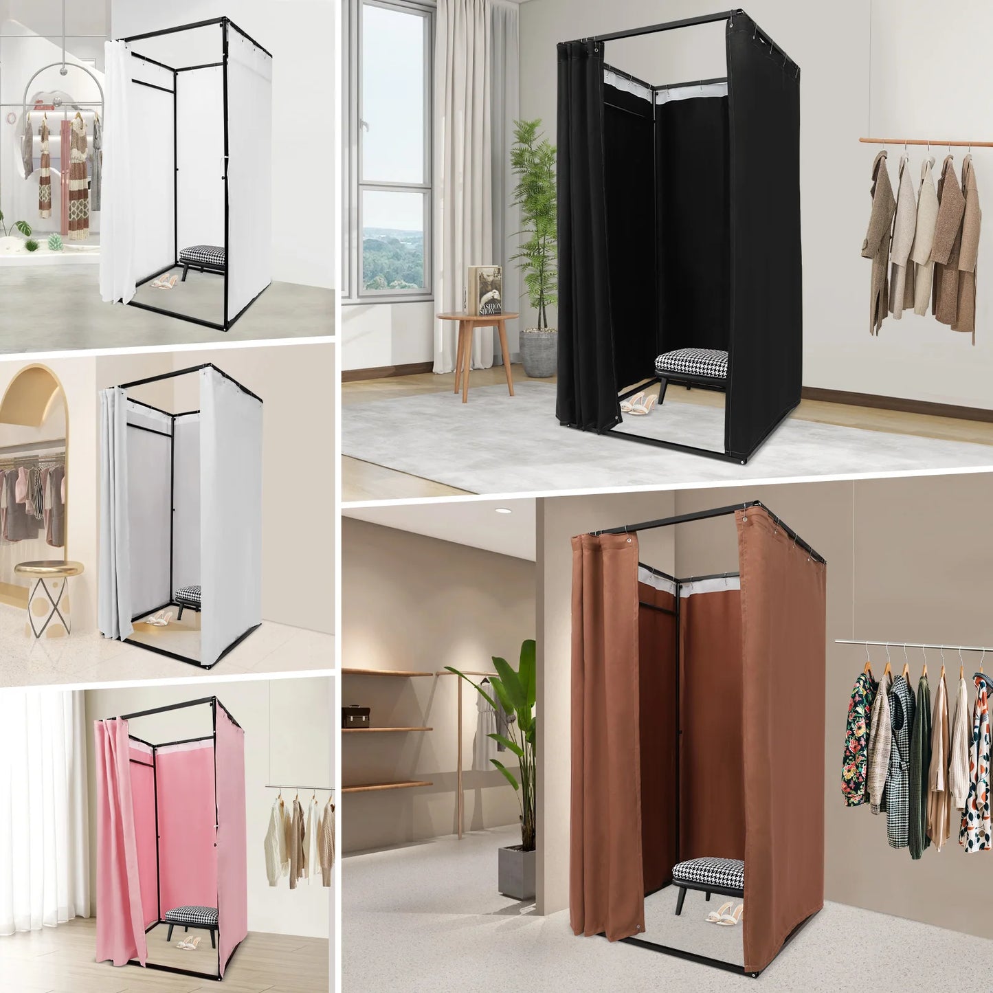 Portable Instant Privacy Changing Room Tent For Clothing Stores And Camping