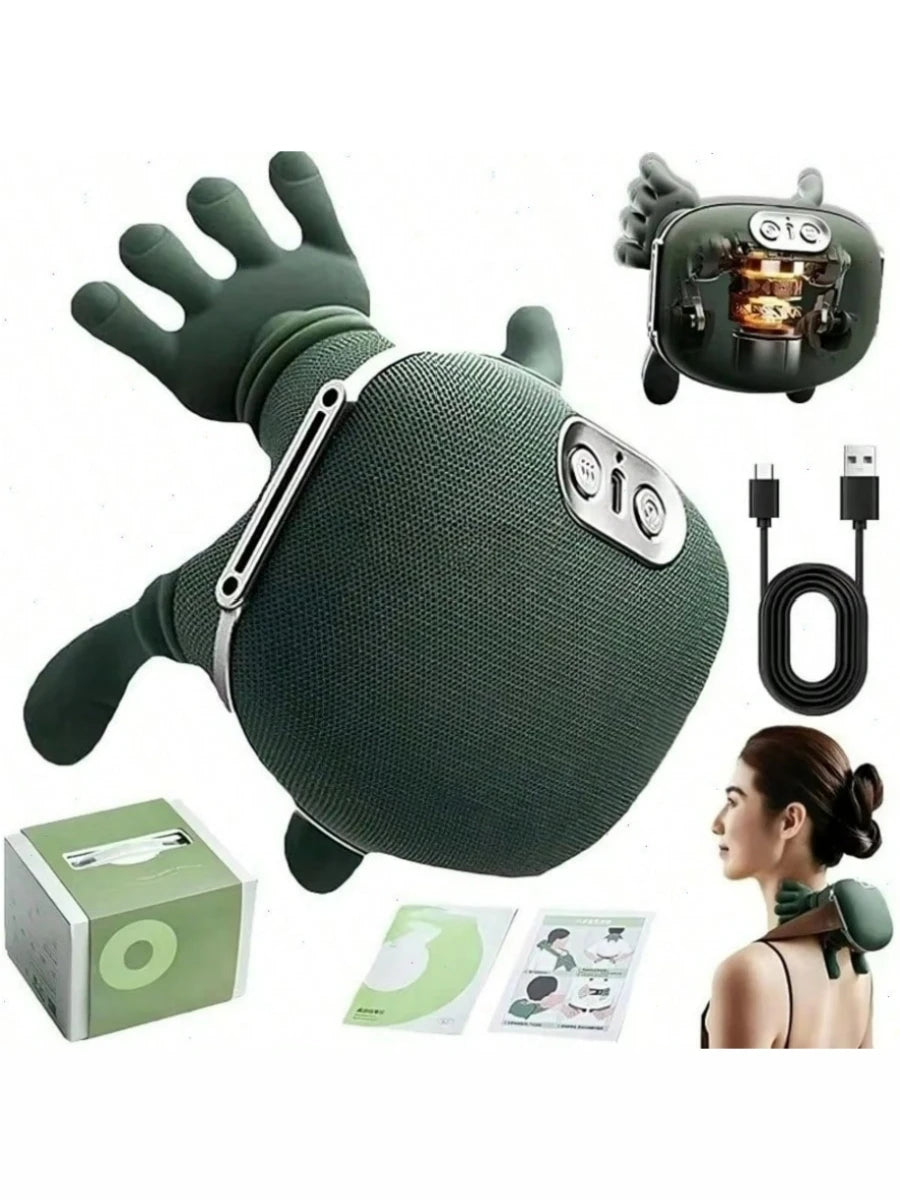 4D Shiatsu Neck And Shoulder Massager With Heat Massage