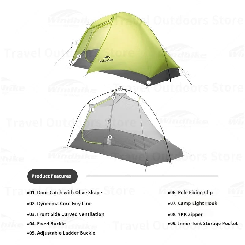 Naturehike Star Trail EXT Ultralight Camping And Backpacking Tent