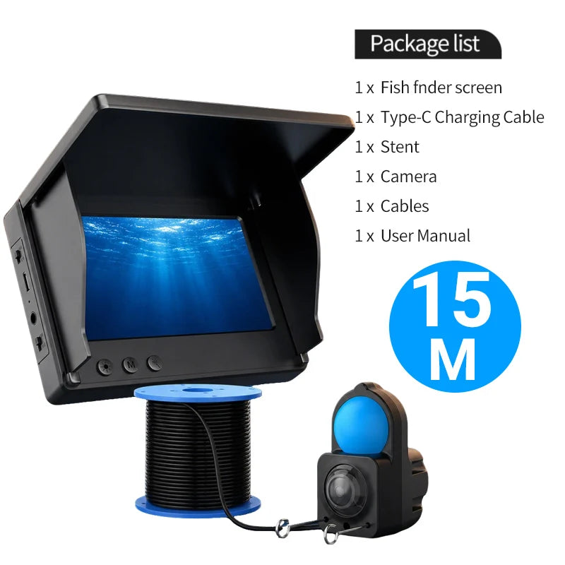 Aoerwei Portable Underwater Fishing Camera With Night Vision