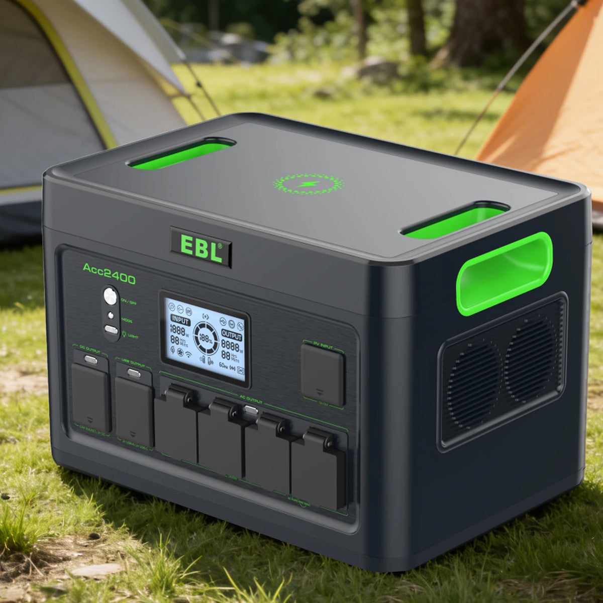 2400W Portable Power Station With Pure Sine Wave Home Backup