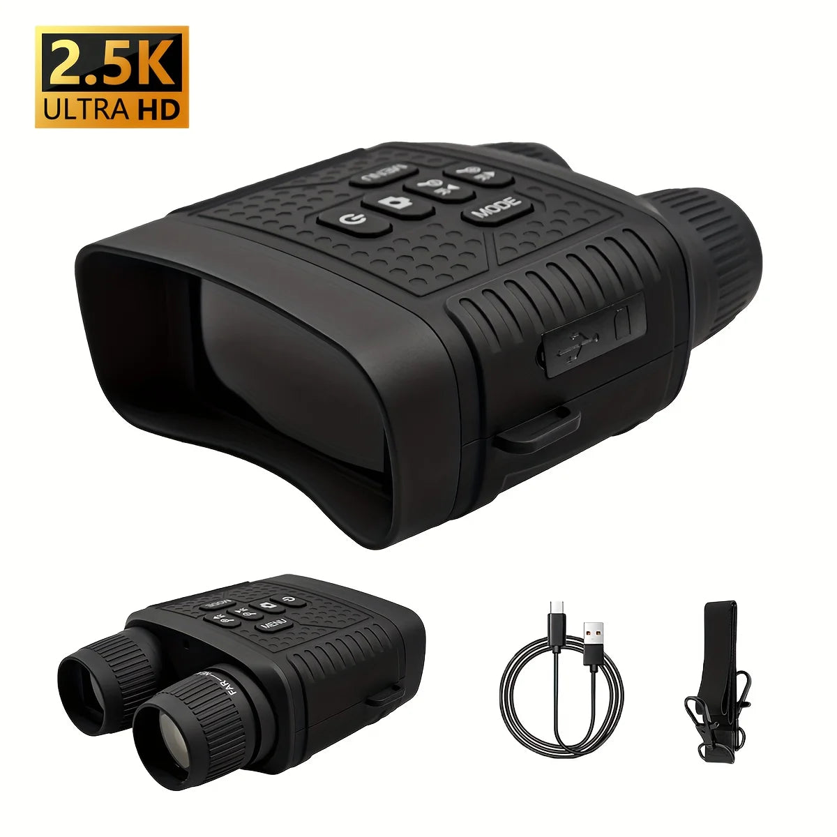 Digital Night Vision Binoculars With Infrared Zoom And Recording