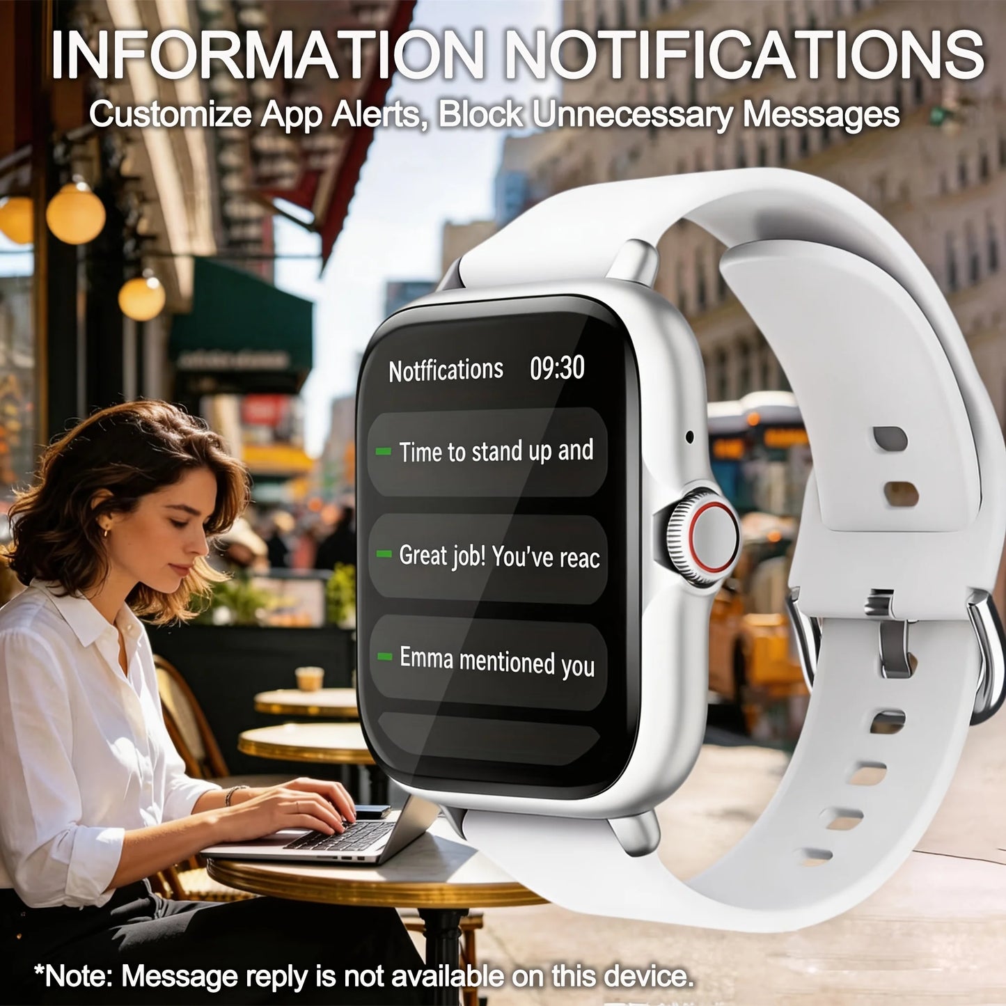 Odelettevcy Sports Smartwatch With Call Answering And Sleep Tracking