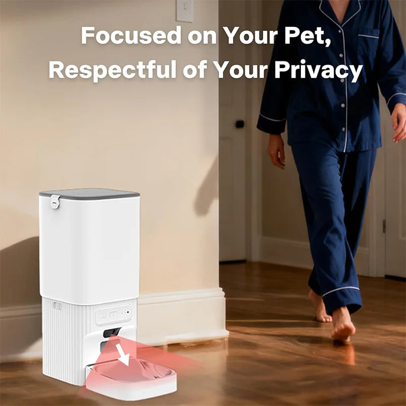Nityers Smart Automatic Pet Feeder With HD Camera WiFi Control