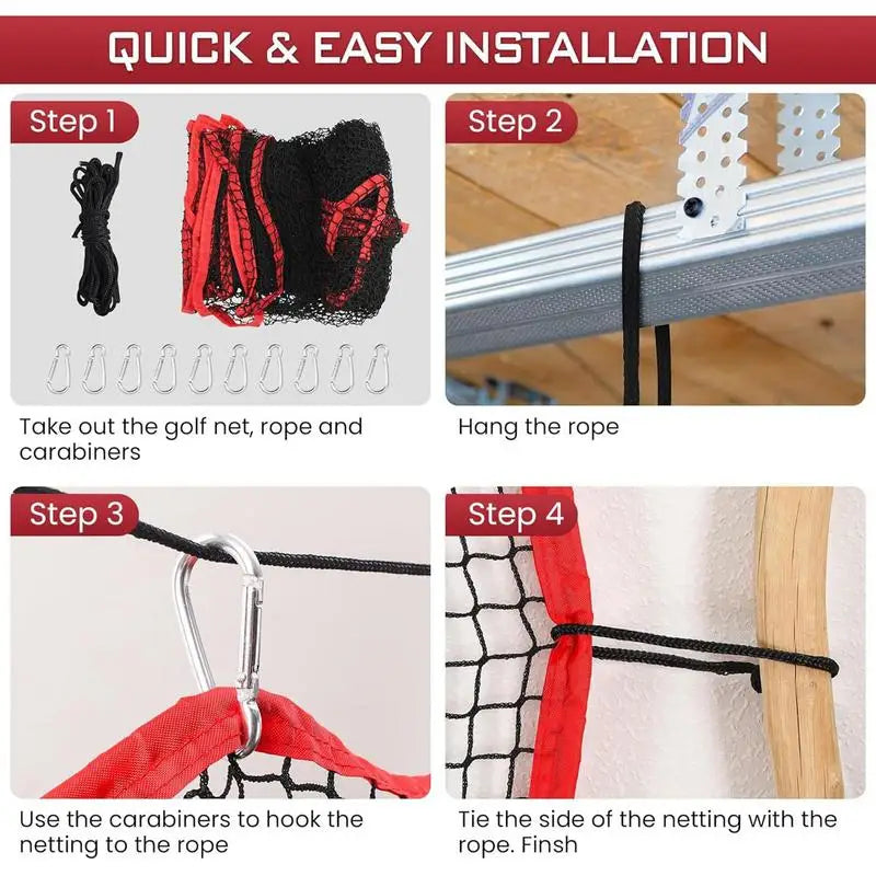 Baseball Practice Net Portable Hitting Batting Training Backstop