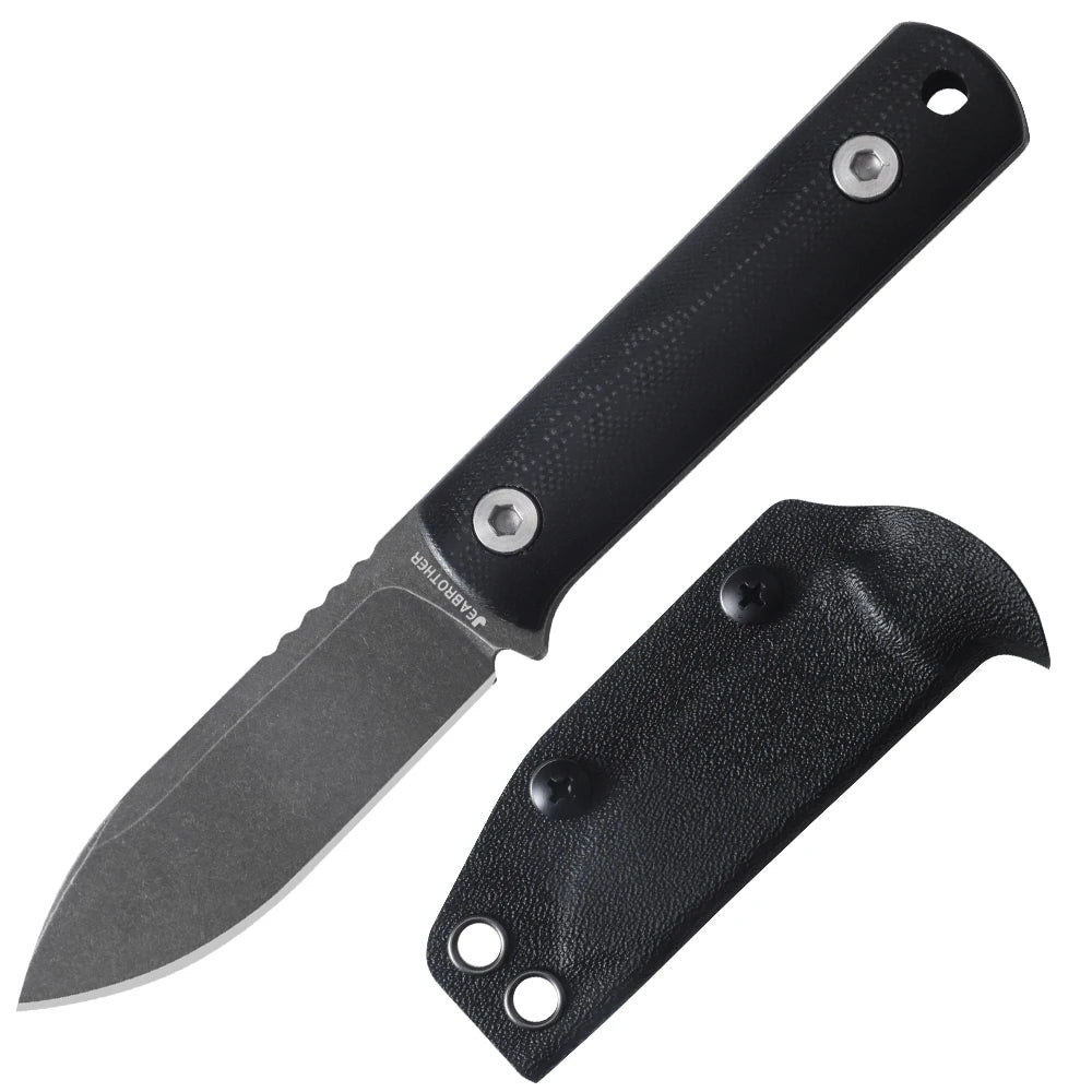 DC53 Steel Portable Fixed Knife With G10 Handle And Sheath