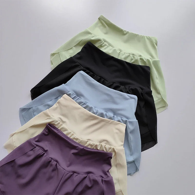 Women's 2-In-1 Quick-Dry Mesh Yoga Shorts For Running