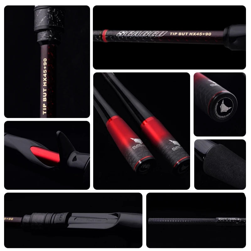 Purelure Seabed Carbon Spin Rod With Fuji Components