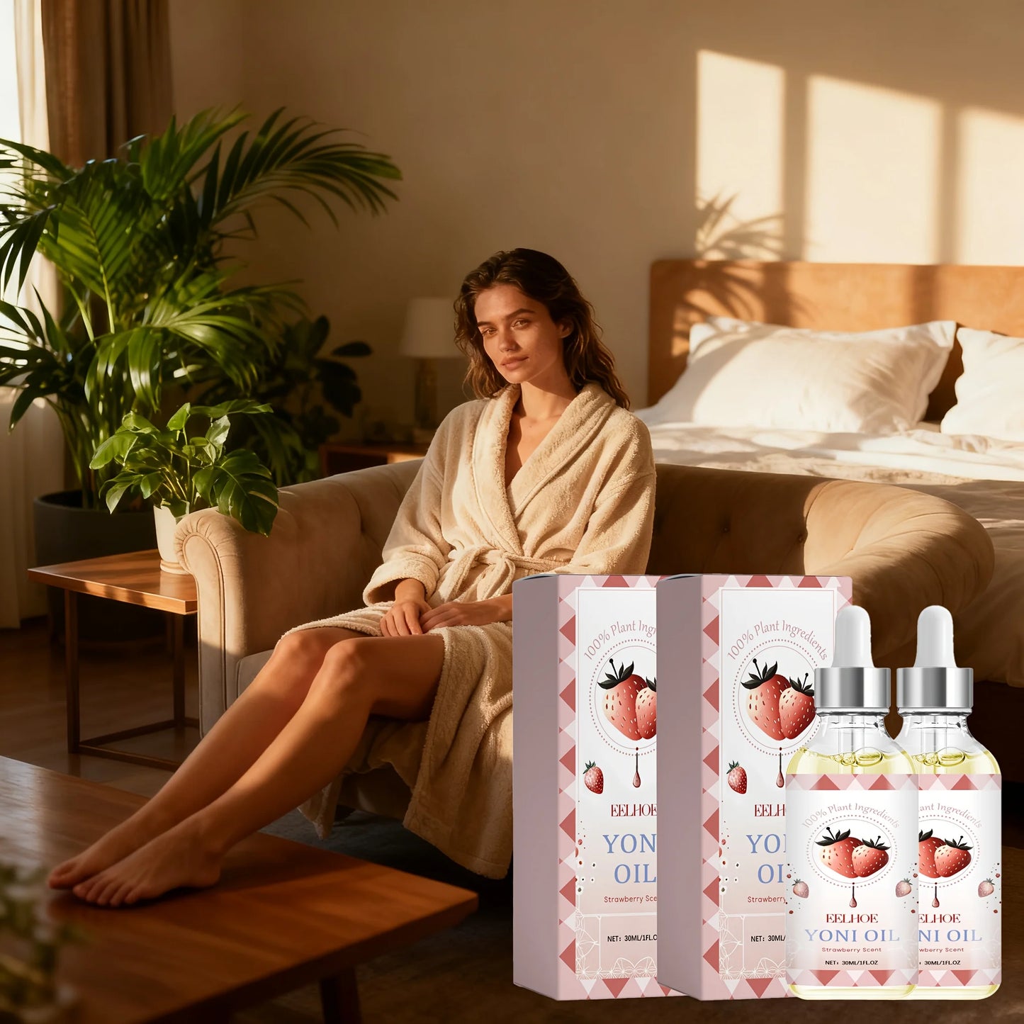 EELHOE Women's Intimate Care Essential Oil Set Odor Itching Firming