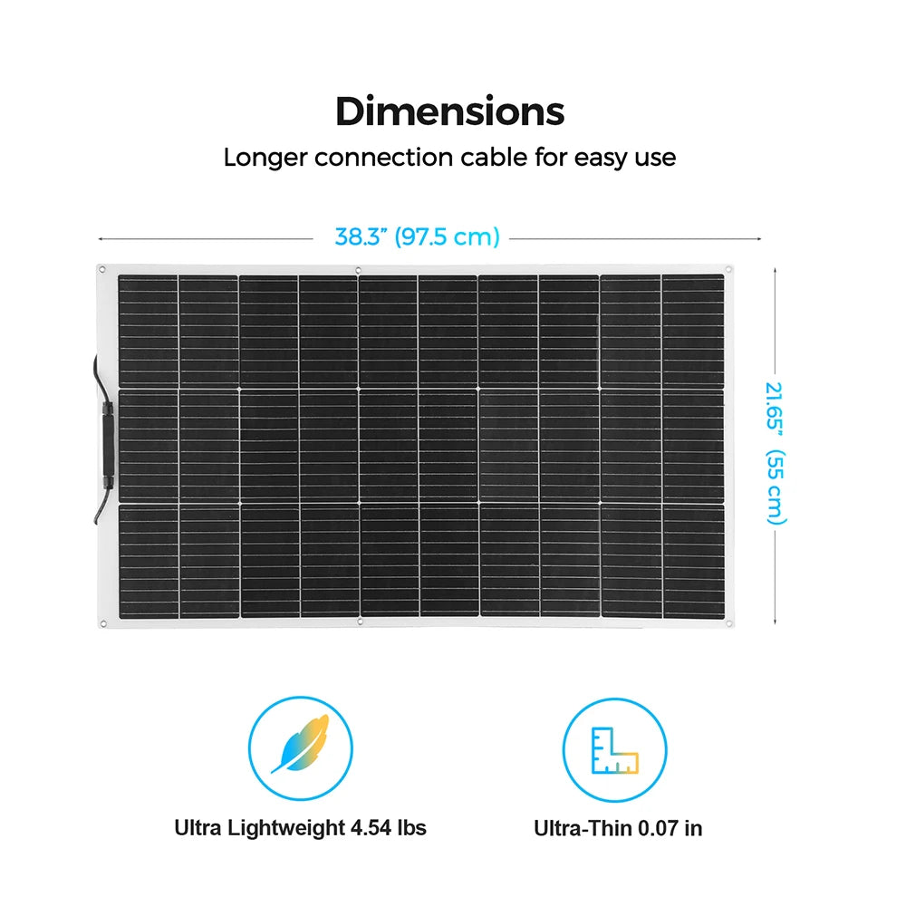 Xinpuguang Flexible Solar Panel Kit For RV Boat Battery Charging