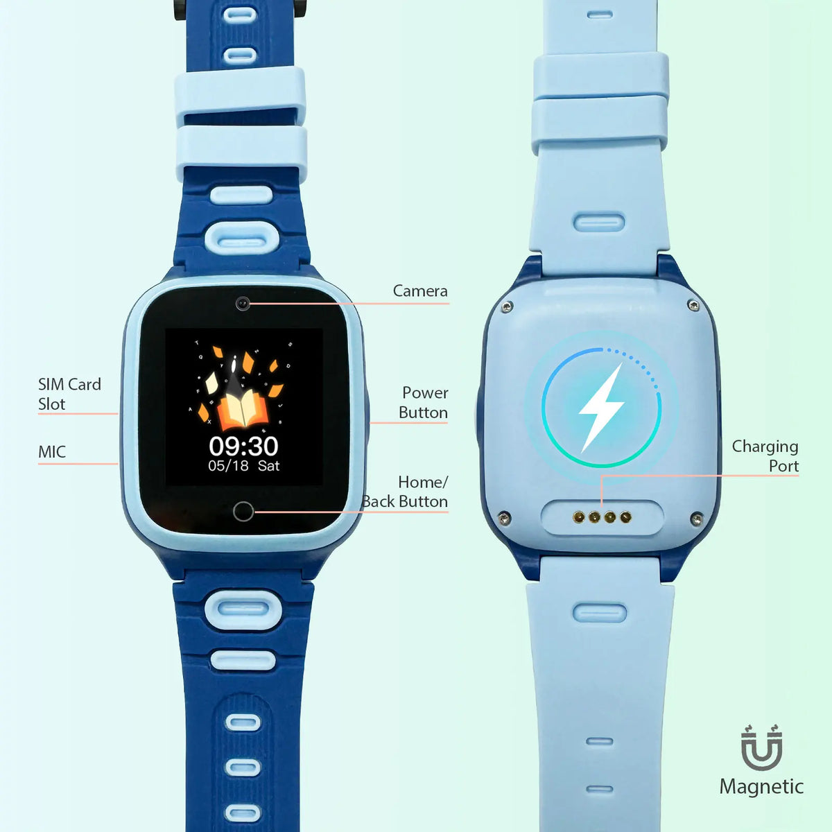 Kids 4G Smartwatch With GPS Video Calling And Voice Chat