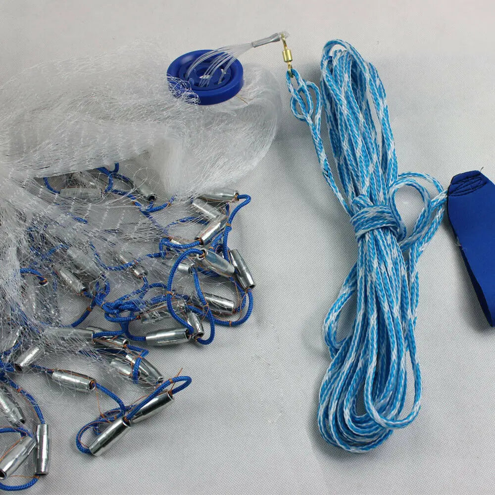 Bymaoar Round Throw Cast Net For Fishing Bait Trap
