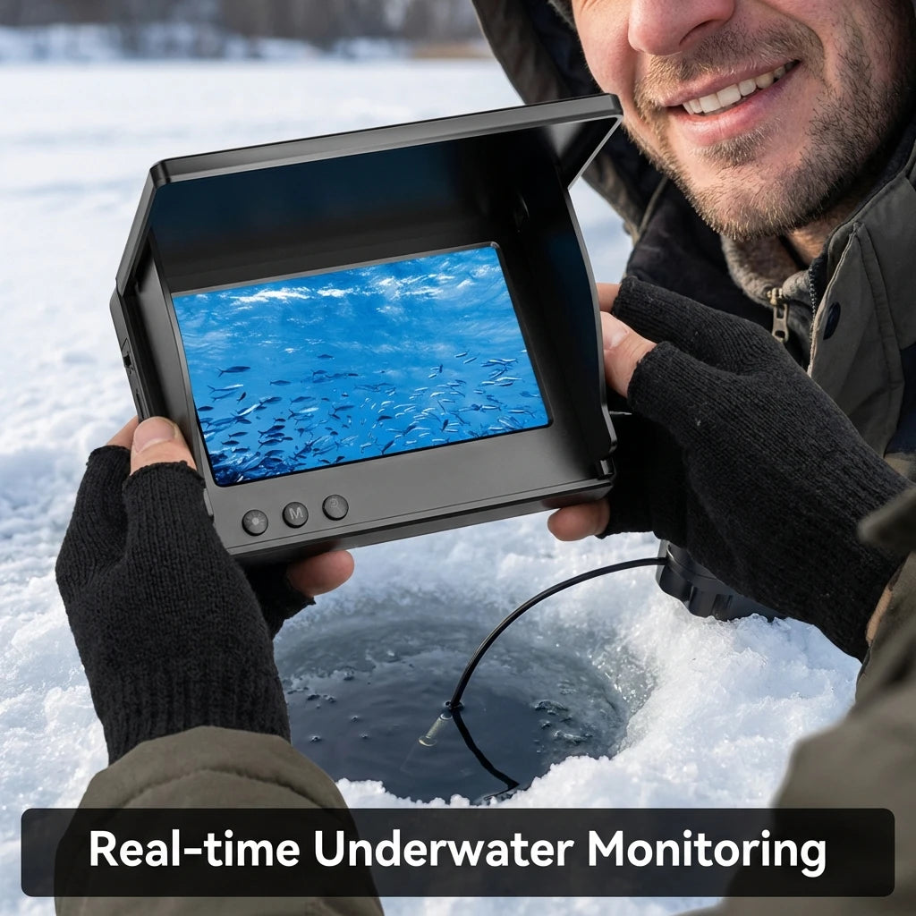 Aoerwei Portable Underwater Fishing Camera With Night Vision
