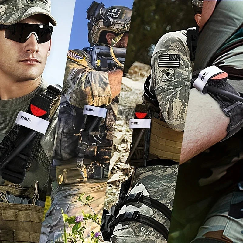 Adjustable Tactical Tourniquet Set For Emergency Medical First Aid