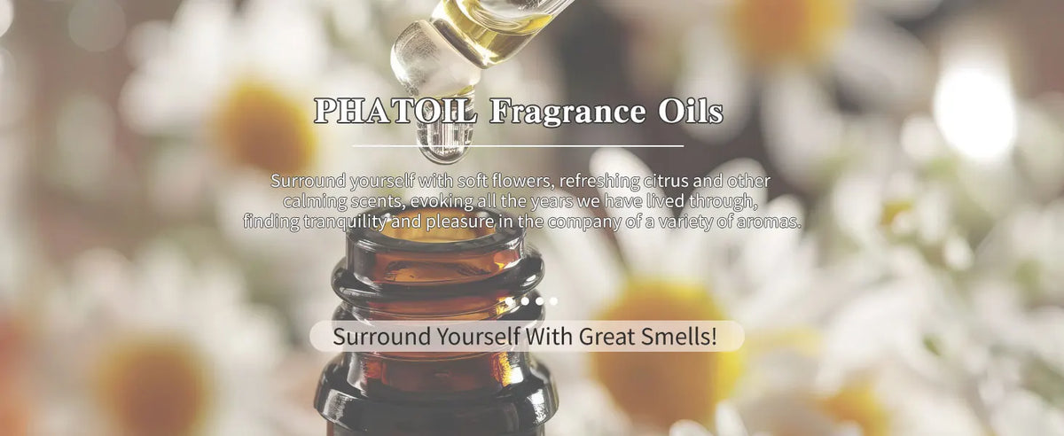 PHATOIL Fragrance Oil Set for Diffusers, Soap and Candle Making