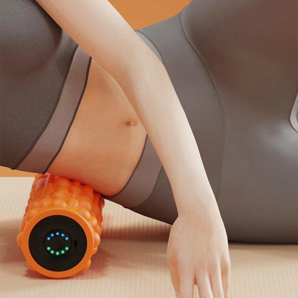 APWIKOGER Electric Vibrating Foam Roller Massager With 5 Modes