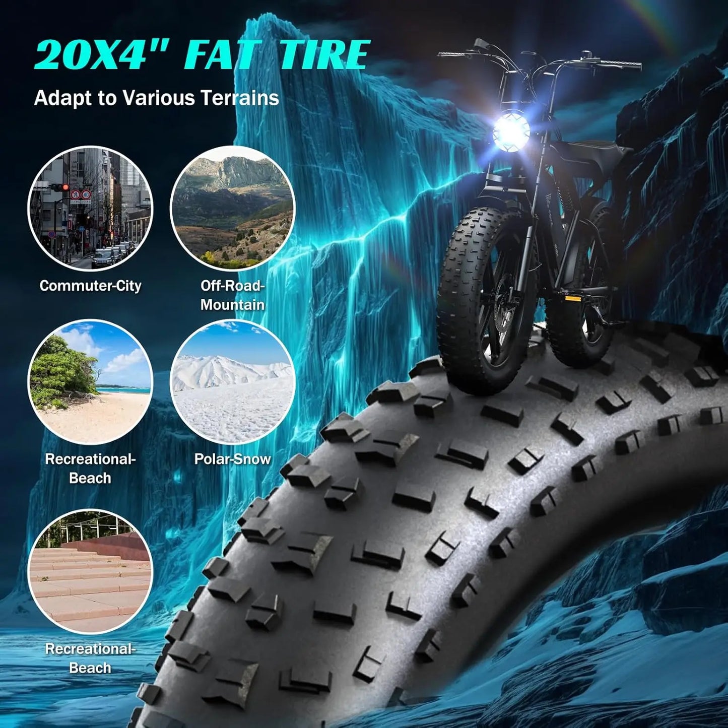 TST R002S 1500W Electric Bike TS TST GRP LLC AllTerrain