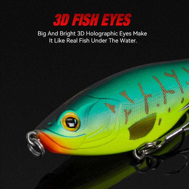 Kingdom Topwater Artificial Popper Lures For Bass And Pike