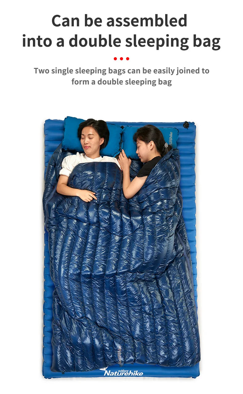 Naturehike Ultralight Duck Down Two Person Sleeping Bag