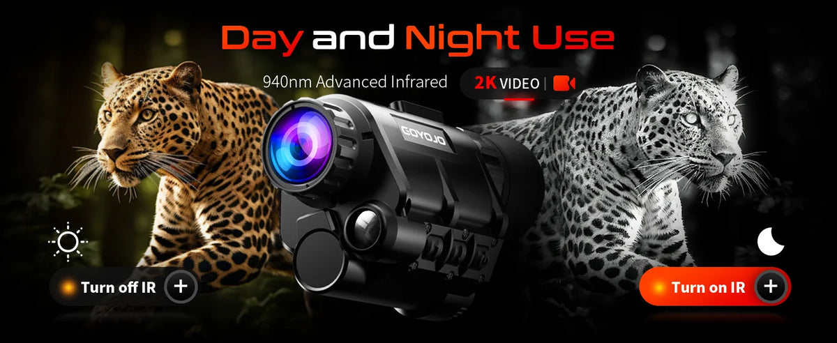 GOYOJO NVG10 Digital Night Vision Goggles With Photo Video Recording