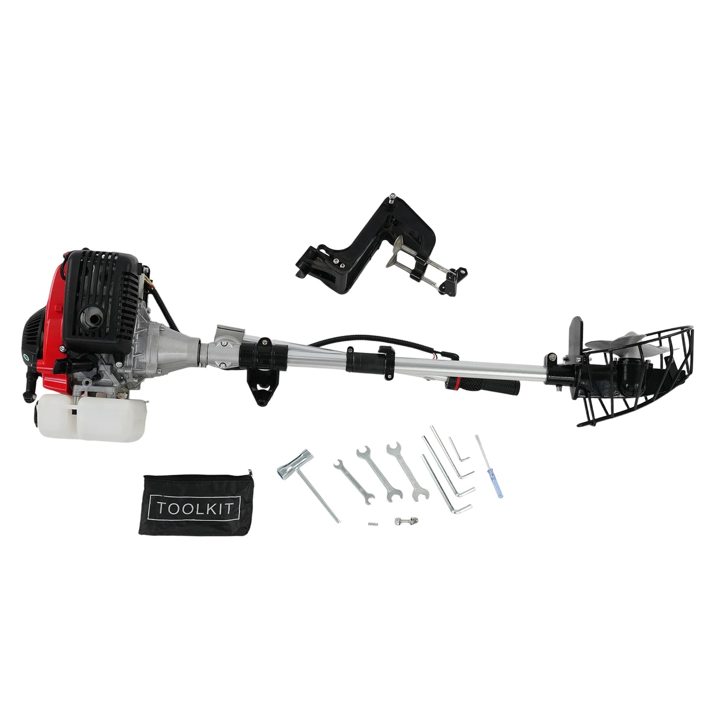 Bymaocar 4.0HP Gasoline Outboard Motor Air Cooled Single Cylinder Engine