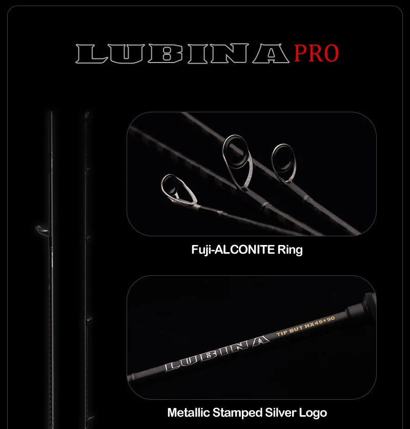 Purelure Lubina Pro Spinning Rod Fuji Guides Fast Action