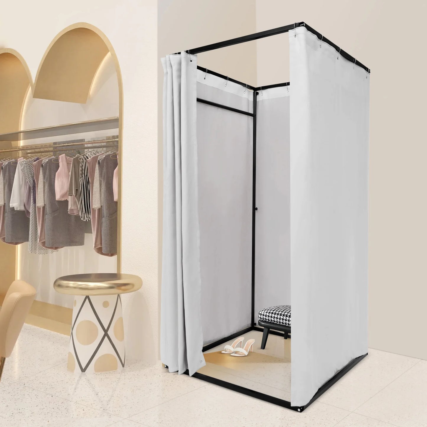 Portable Instant Privacy Changing Room Tent For Clothing Stores And Camping