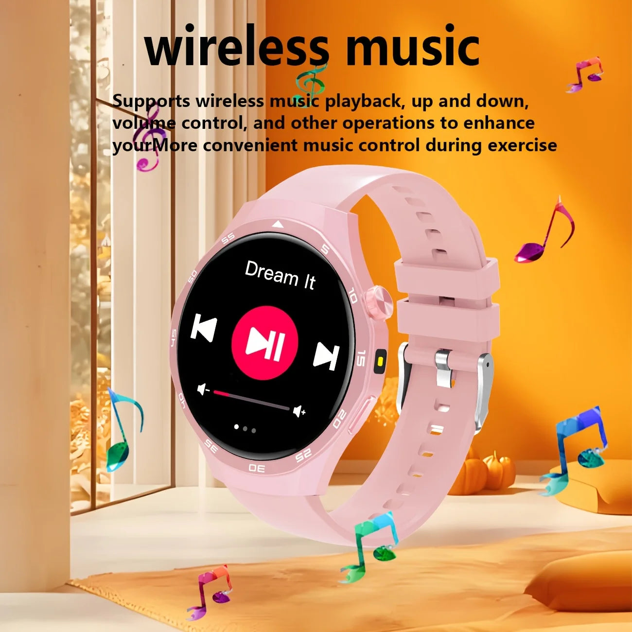 Odelettevcy Smartwatch With Call Function And Multi Sport Tracker