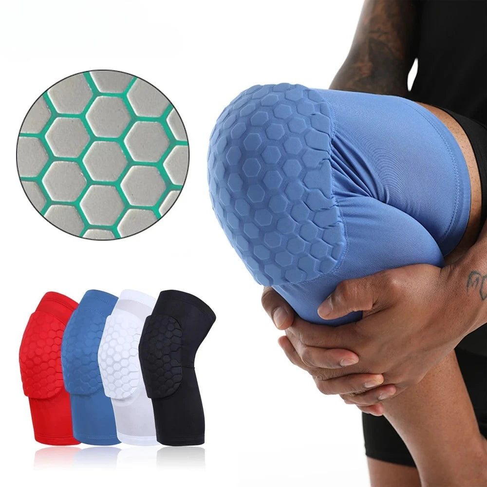 Compression Knee Pads Support Sleeve For Adults Youth Basketball Running