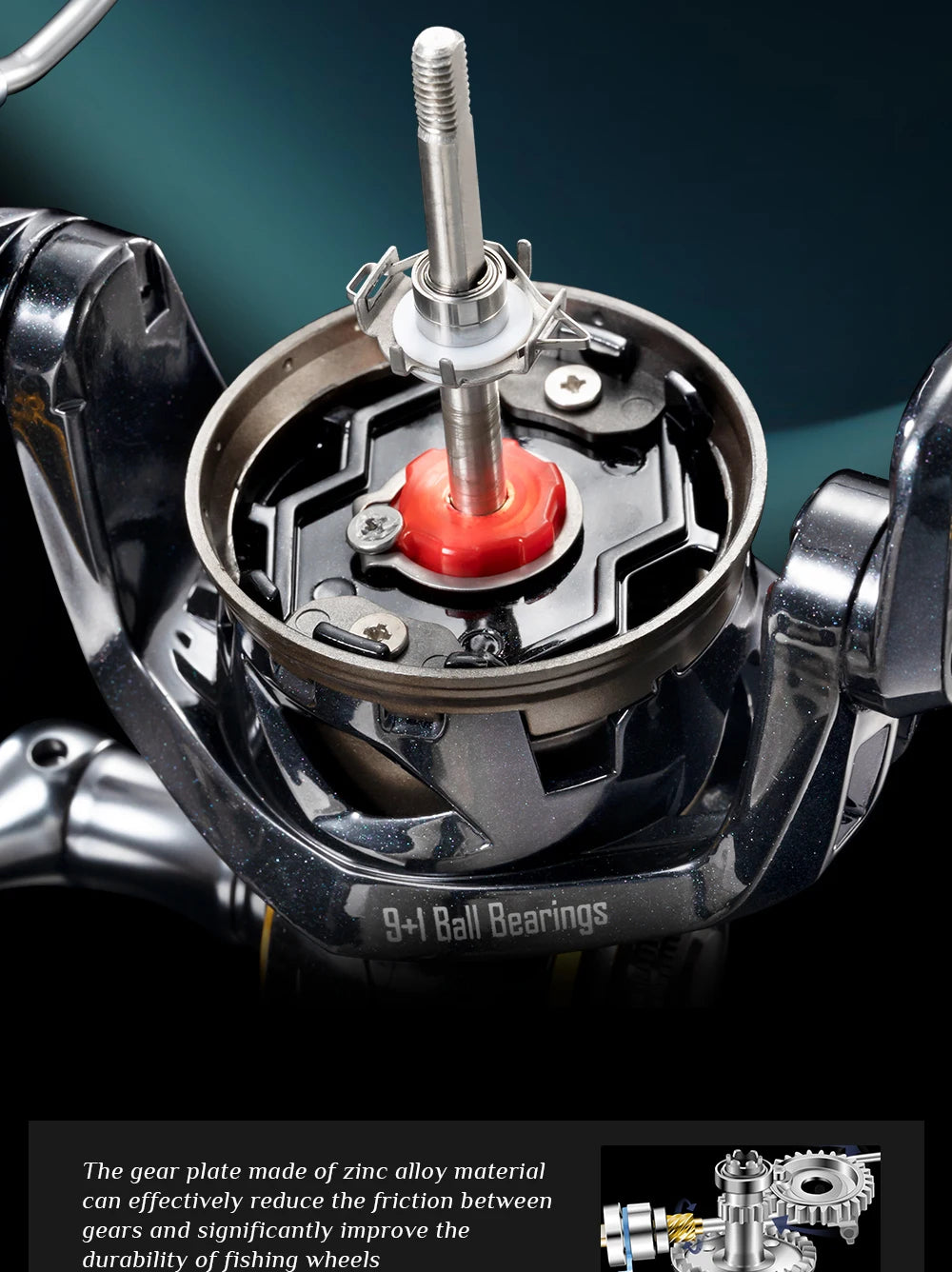 ROOBLINOS Saltwater Spinning Reel for Surf Fishing Aluminum Construction