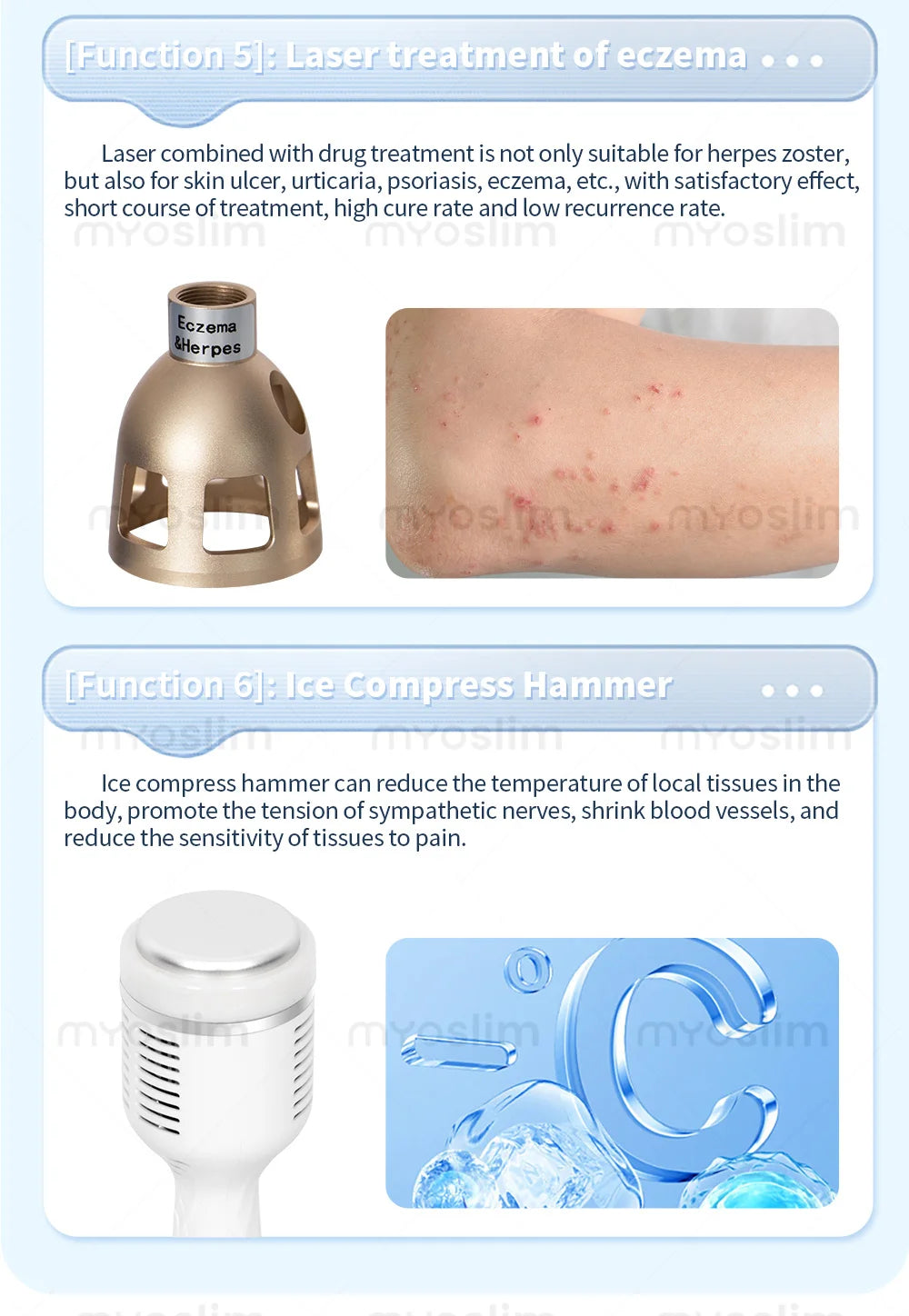 Myoslim Dual Wavelength Diode Laser Skin Rejuvenation Device