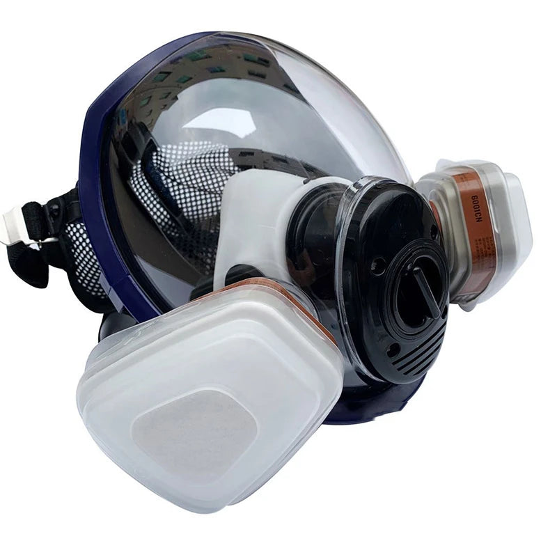 Professional Full Face Respirator With Activated Carbon Filter