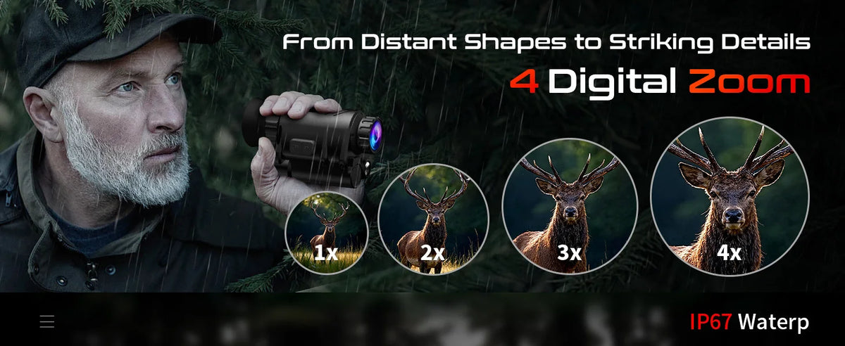 GOYOJO NVG10 Digital Night Vision Goggles With Photo Video Recording