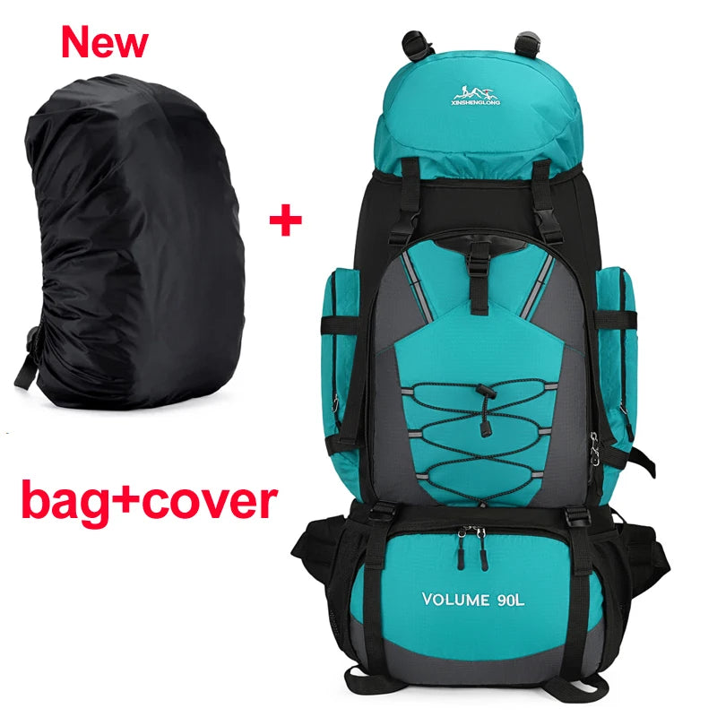 Scione Waterproof Hiking Backpack Large Capacity For Trekking And Camping