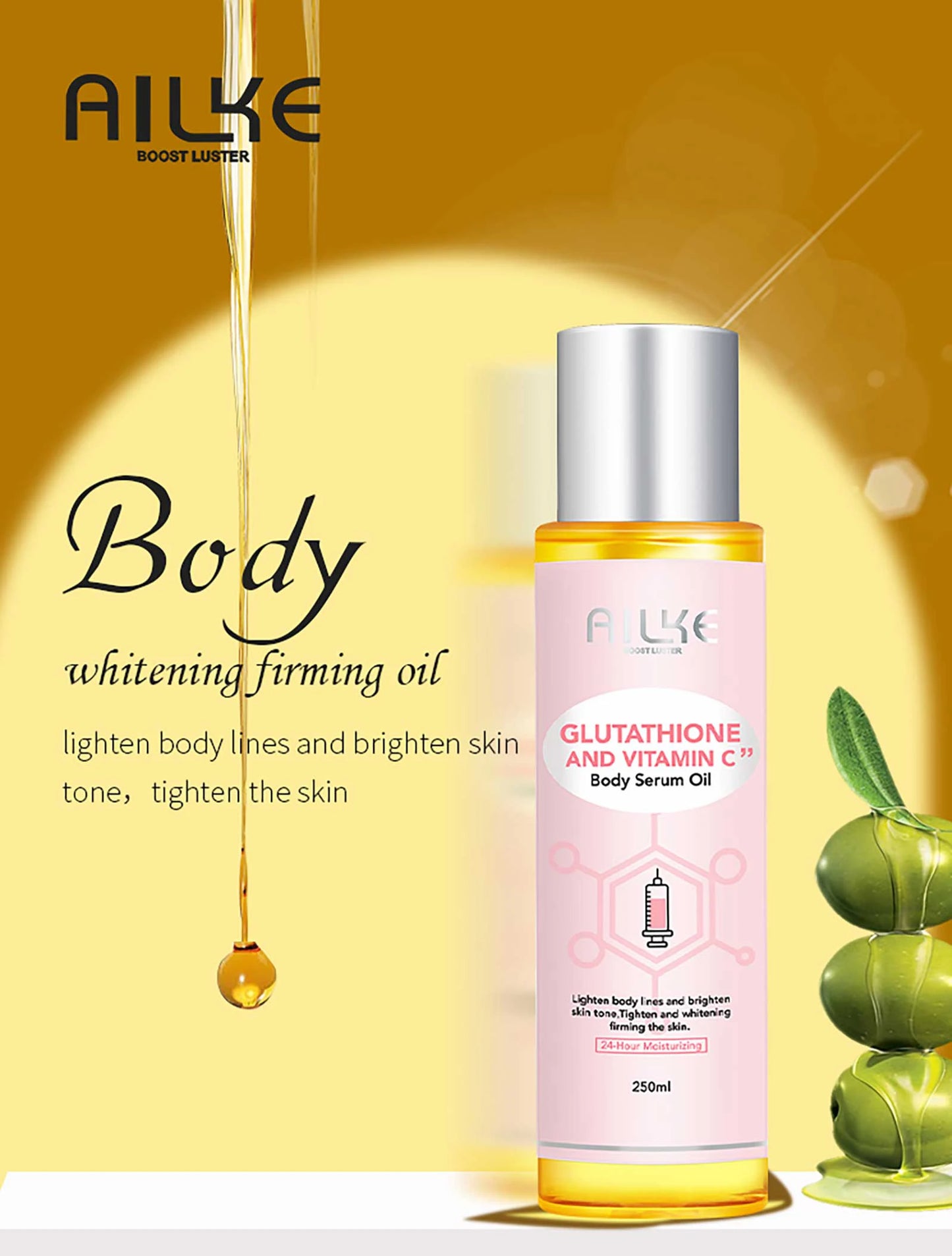 Ailke Glutathione Vitamin C Whitening Body Care Kit Set