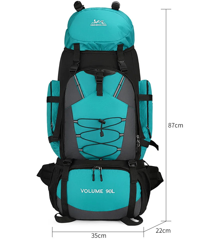 Scione Waterproof Hiking Backpack Large Capacity For Trekking And Camping