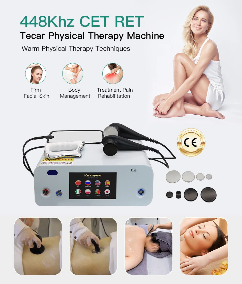 INDIBA Radiofrequency Tecar Therapy for Skin Firming and Muscle Relief