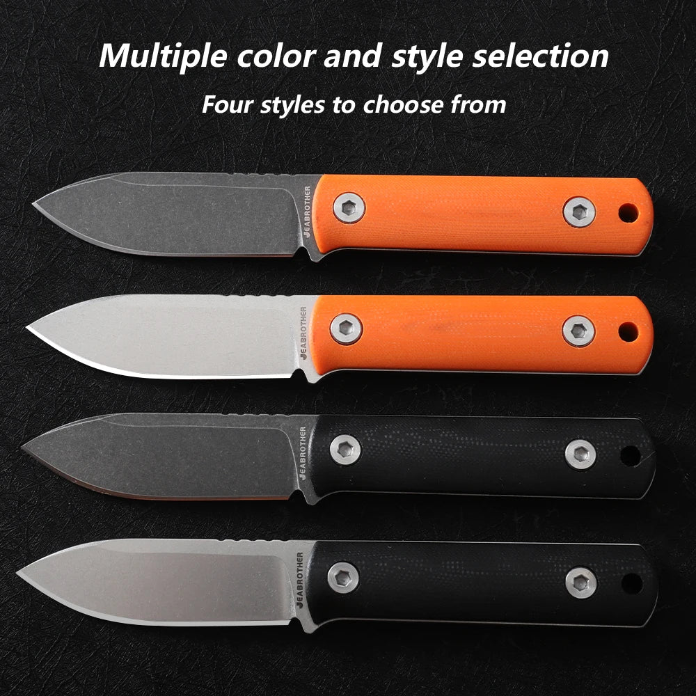 DC53 Steel Portable Fixed Knife With G10 Handle And Sheath