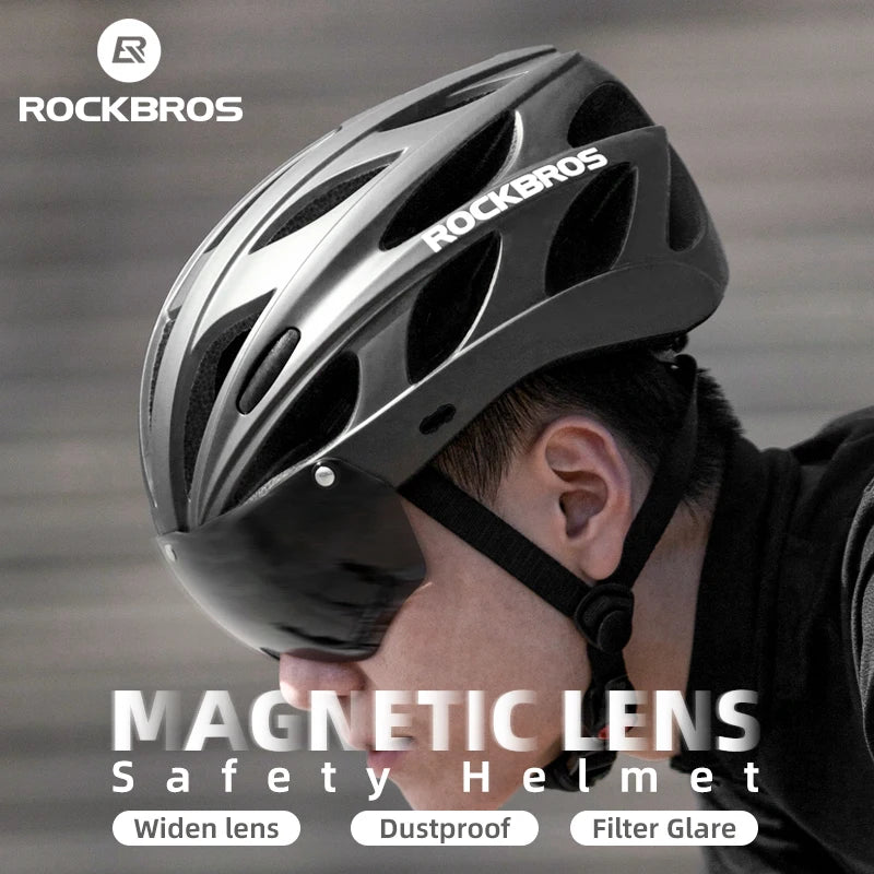Rockbros Lightweight Breathable Eps Mtb Road Cycling Safety Helmet