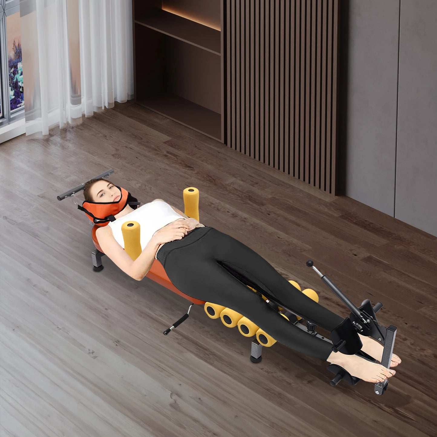 Adjustable Portable Muscle Relaxation Spine Stretching Bench
