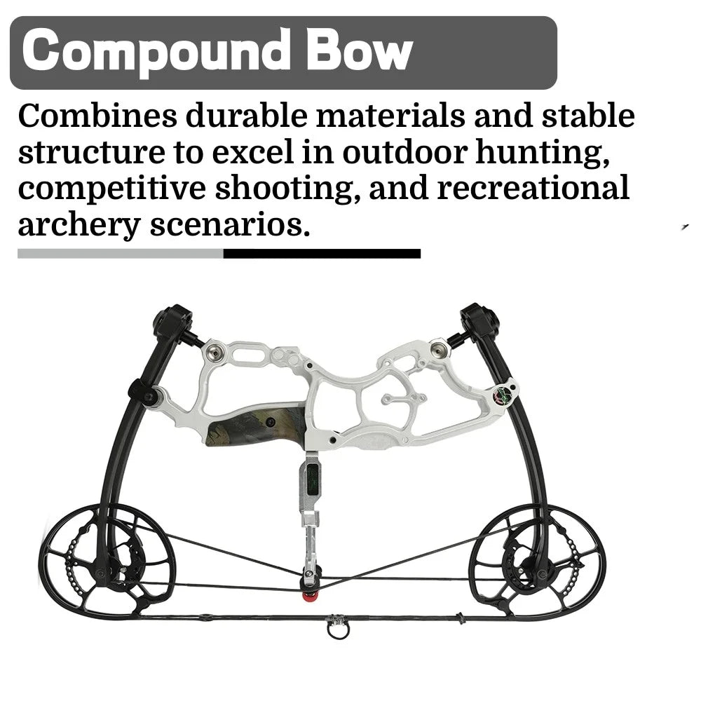 Adjustable Compound Bow And Arrow Set For Hunting And Archery