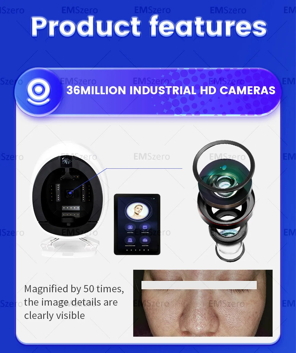 Myoslim 3D Facial Skin Analyzer With Digital Scanner