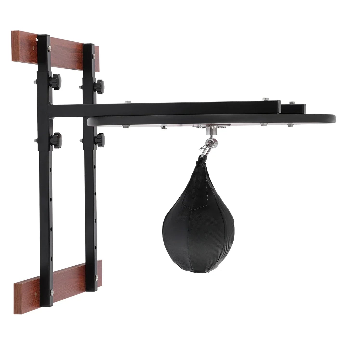Adjustable Wall Mounted Speed Bag Platform With Pu Boxing Ball