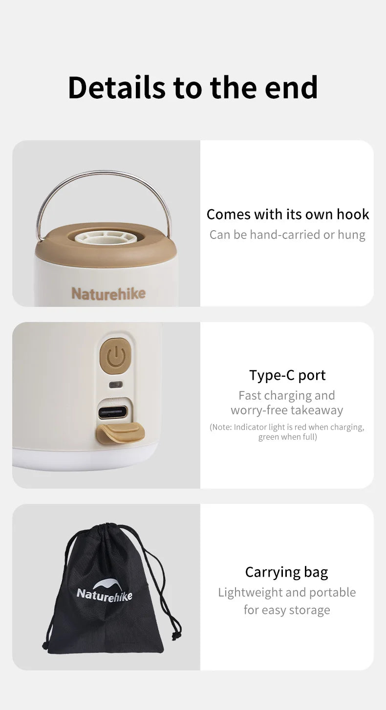 Naturehike Compact Electric Air Pump For Camping Inflatables