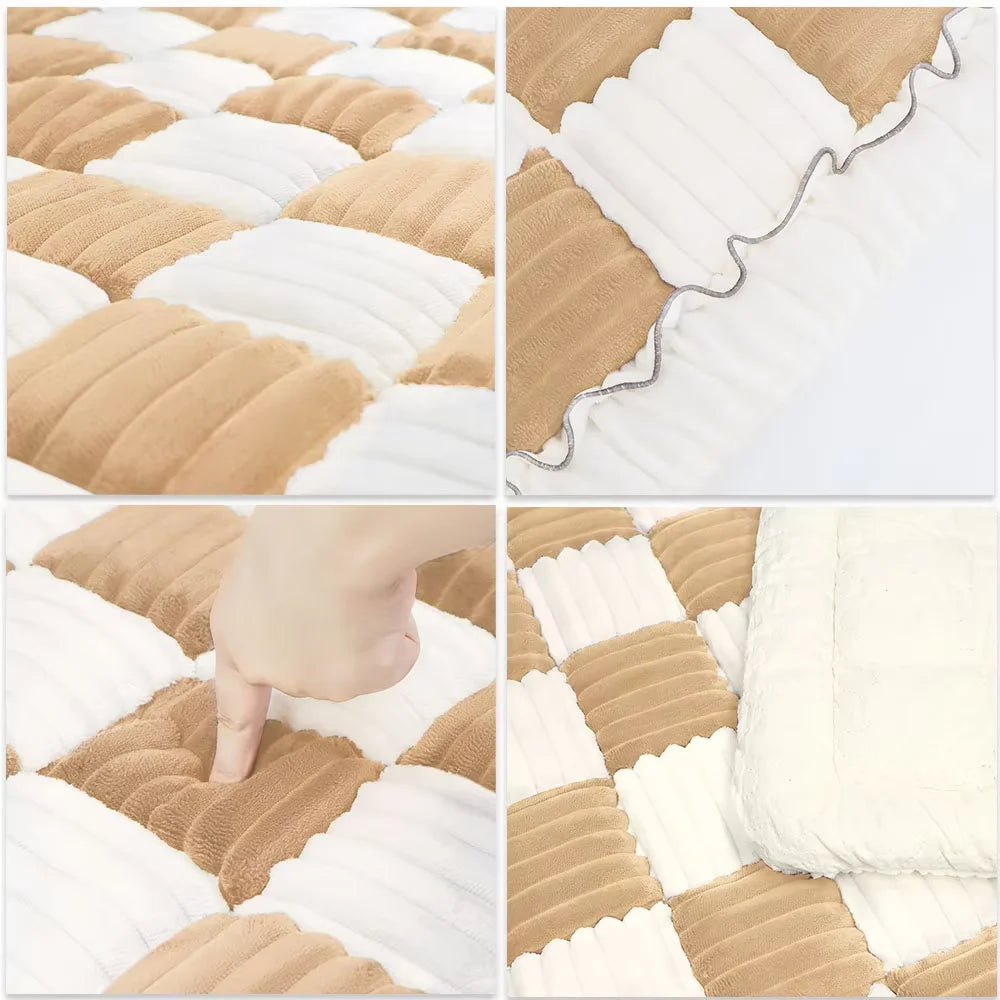 Waterproof Coral Fleece Pet Bed Mat and Car Seat Cover