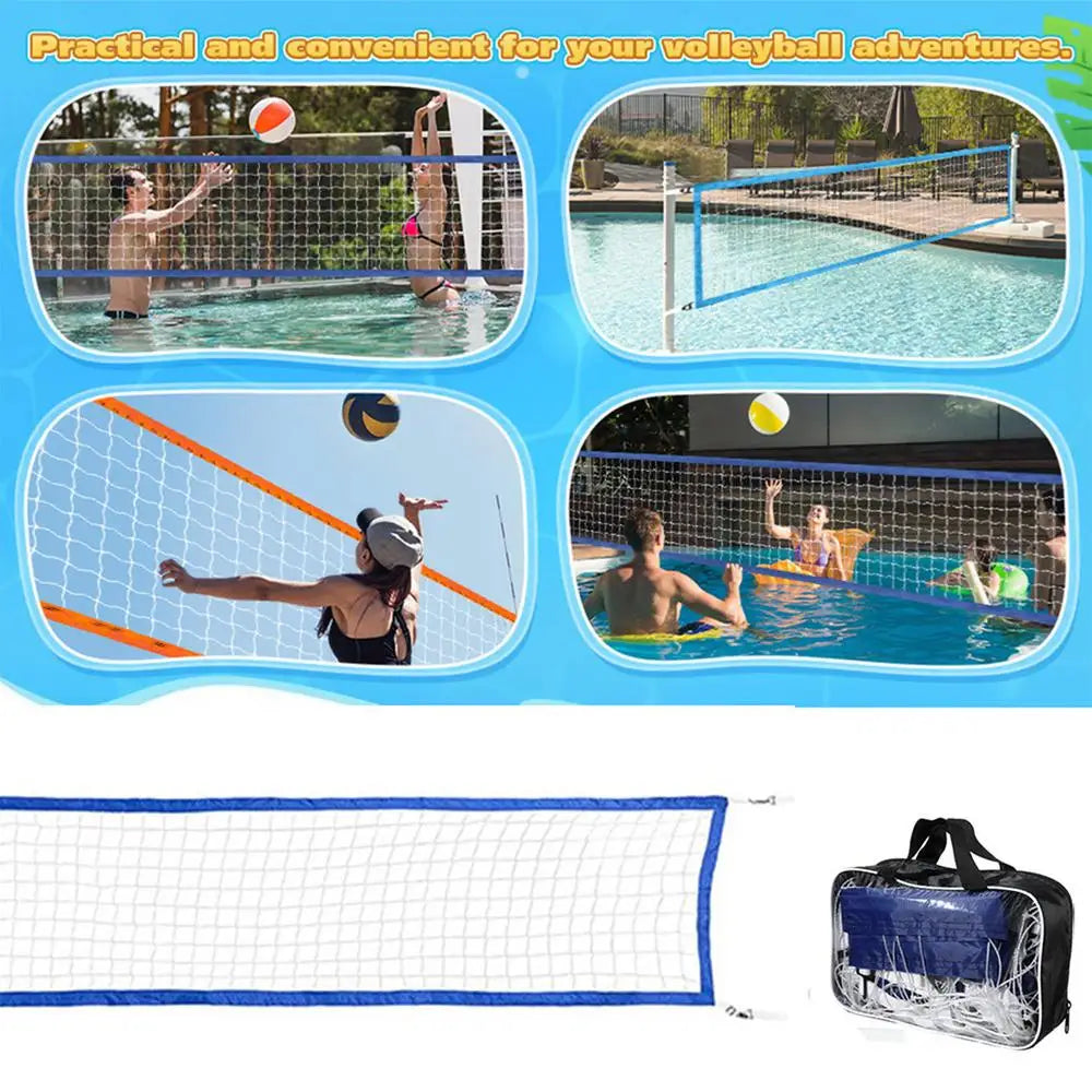 Durable Portable Pool Volleyball Net For Backyard Fun