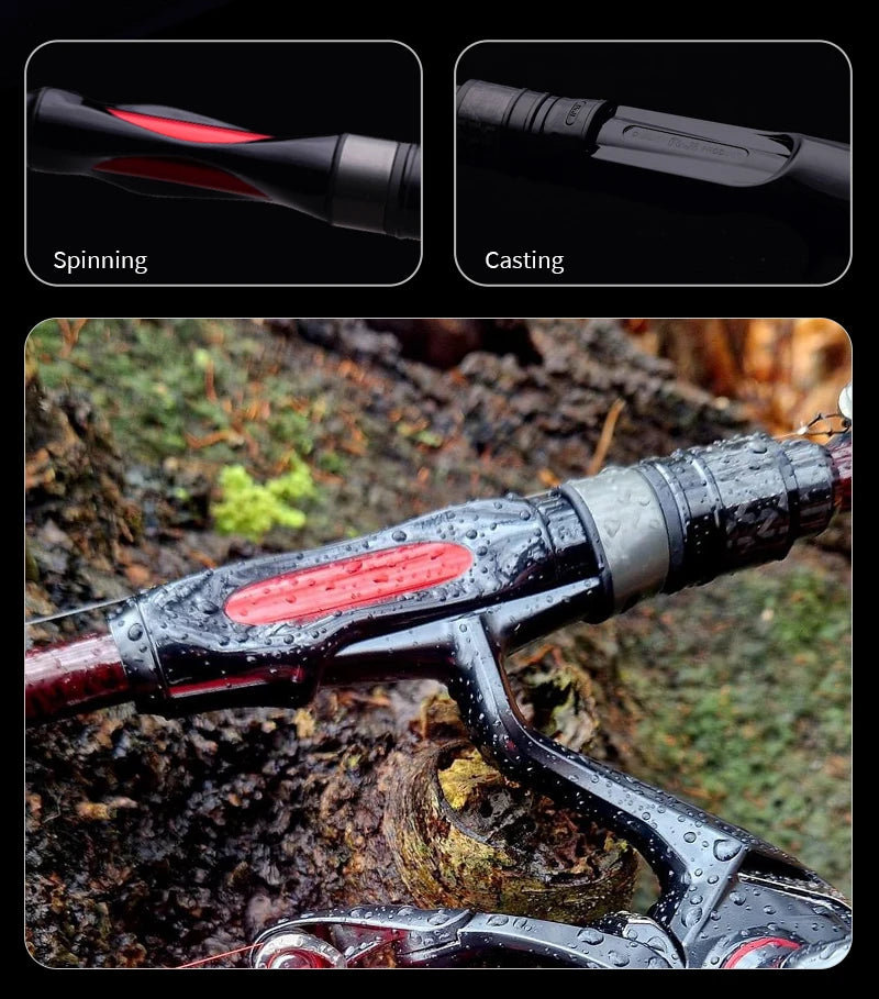 Purelure Seabed Carbon Spin Rod With Fuji Components