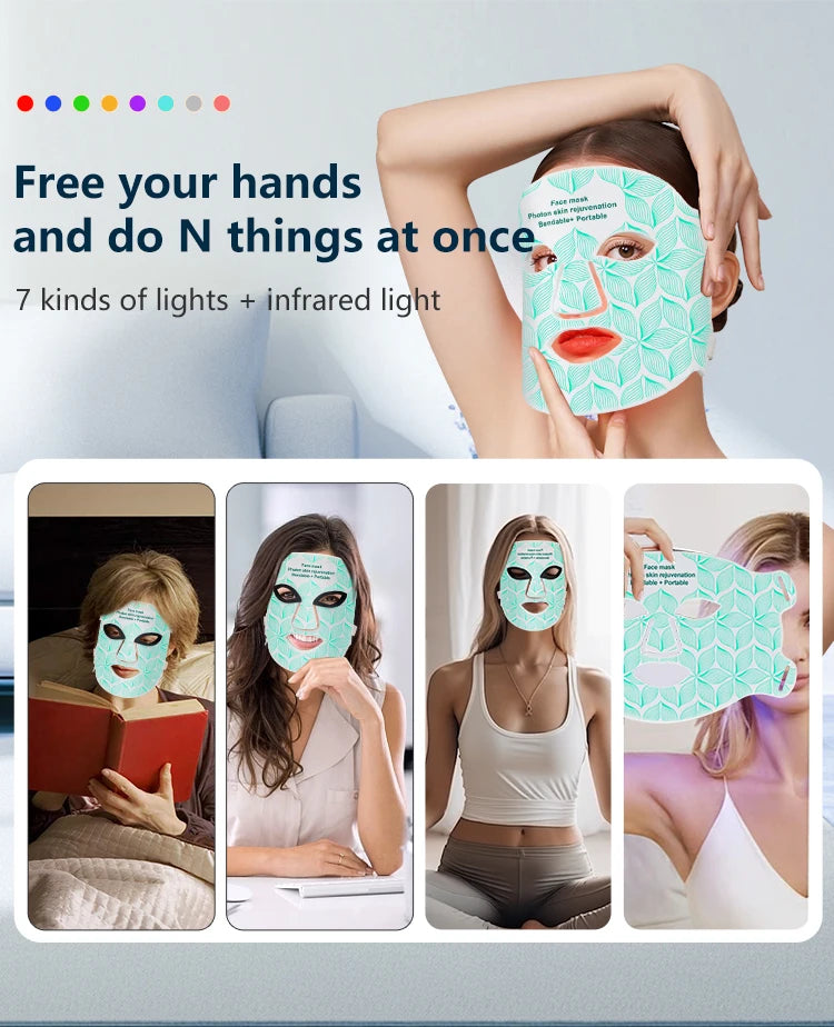 UBilli Near Infrared LED Face Mask 850nm Anti Aging