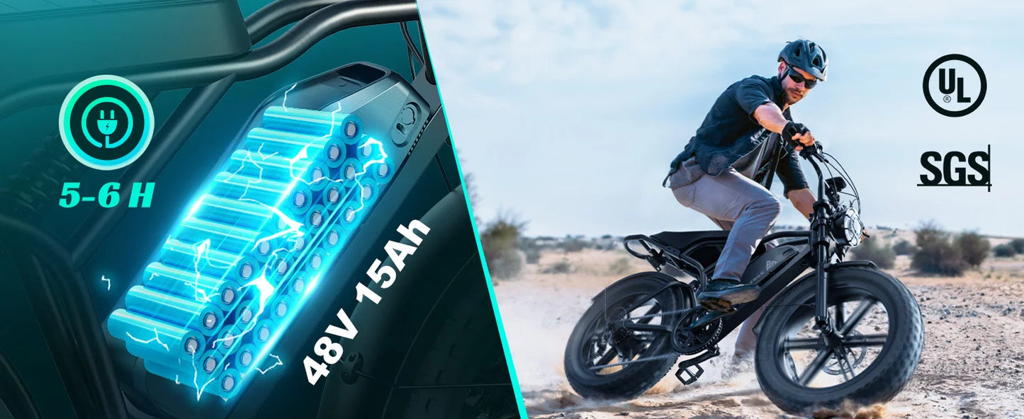 TST R002S 1500W Electric Bike TS TST GRP LLC AllTerrain